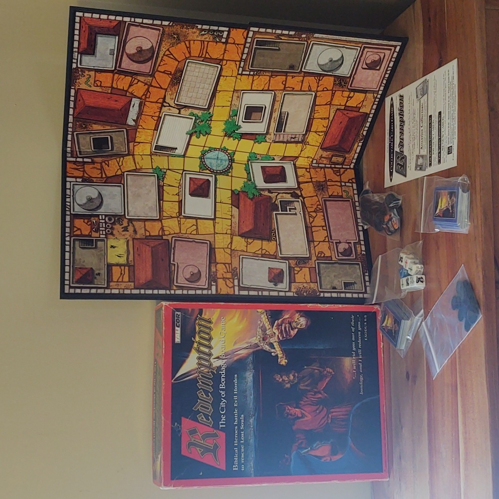 Vintage 1996 Talicor "Redemption The City of Bondage" Religious Board Game